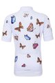 HOLOKOLO Rövid kerékpáros mez rövidnadrággal - BUTTERFLIES - fekete/fehér