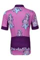 HOLOKOLO Rövid kerékpáros mez rövidnadrággal - UNICORNS - lila/fekete