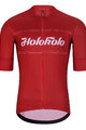 HOLOKOLO Rövid kerékpáros mez rövidnadrággal - GEAR UP  - fekete/piros