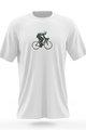 NU. BY HOLOKOLO Rövid ujjú kerékpáros póló - BEHIND BARS - fehér/zöld