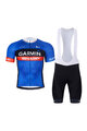 BONAVELO Rövid kerékpáros mez rövidnadrággal - GARMIN SHARP - kék/fekete