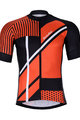 HOLOKOLO Rövid kerékpáros mez rövidnadrággal - TRACE - narancssárga/fekete