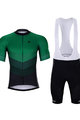 HOLOKOLO Rövid kerékpáros mez rövidnadrággal - NEW NEUTRAL - fekete/zöld