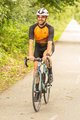 HOLOKOLO Rövid kerékpáros mez rövidnadrággal - DUSK - fekete/narancssárga