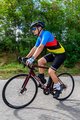 HOLOKOLO Rövid kerékpáros mez rövidnadrággal - ULTRA - kék/szivárványos/fekete