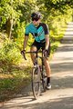 HOLOKOLO Rövid kerékpáros mez rövidnadrággal - TRACE - világoskék/fekete