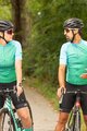 HOLOKOLO Rövid kerékpáros mez rövidnadrággal - DAYBREAK LADY - fekete/világoskék/zöld