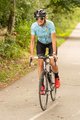 HOLOKOLO Rövid kerékpáros mez rövidnadrággal - BLOSSOM LADY - világoszöld/színes