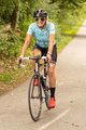 HOLOKOLO Rövid kerékpáros mez rövidnadrággal - BLOSSOM LADY - világoszöld/színes