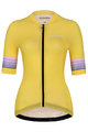 HOLOKOLO Rövid kerékpáros mez rövidnadrággal - RAINBOW LADY - sárga/fekete