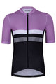 HOLOKOLO Rövid kerékpáros mez rövidnadrággal - SPORTY - fehér/rózsaszín/fekete