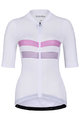 HOLOKOLO Rövid kerékpáros mez rövidnadrággal - SPORTY LADY - fekete/fehér/rózsaszín