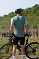 HOLOKOLO Rövid kerékpáros mez rövidnadrággal - KIND ELITE - zöld/fekete