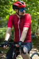 HOLOKOLO Rövid kerékpáros mez rövidnadrággal - HAPPY ELITE - piros/fekete