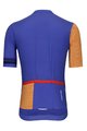 HOLOKOLO Rövid ujjú kerékpáros mez - GREAT ELITE - narancssárga/kék