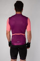 HOLOKOLO Rövid kerékpáros mez rövidnadrággal - ENJOYABLE ELITE - fekete/rózsaszín/lila