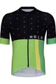 HOLOKOLO Rövid kerékpáros mez rövidnadrággal - OPTIMISTIC ELITE - fekete/zöld