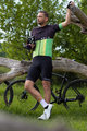 HOLOKOLO Rövid ujjú kerékpáros mez - OPTIMISTIC ELITE - zöld/fekete