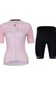 HOLOKOLO Rövid kerékpáros mez rövidnadrággal - TENDER ELITE LADY - rózsaszín/fekete