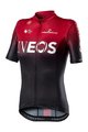 CASTELLI Rövid ujjú kerékpáros mez - INEOS 2020 LADY - fekete/piros