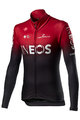 CASTELLI Hosszú ujjú kerékpáros mez - INEOS 2020 WINTER - fekete/világoskék/fehér