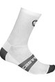 CASTELLI Klasszikus kerékpáros zokni - TEAM INEOS - fehér