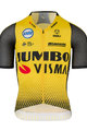 AGU Rövid ujjú kerékpáros mez - JUMBO-VISMA 2019 - sárga/fekete
