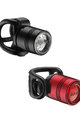 LEZYNE lámpa - FEMTO DRIVE SET - piros/fekete