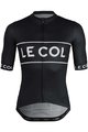 LE COL Rövid kerékpáros mez rövidnadrággal - LE COLSPORT LOGO + S - fekete