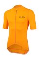 LE COL Rövid ujjú kerékpáros mez - HORS CATEGORIE II - narancssárga