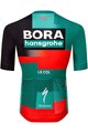 LE COL Rövid ujjú kerékpáros mez - BORA HANSGROHE 2023 SPORT REPLICA - piros/fekete/zöld