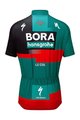 LE COL Rövid ujjú kerékpáros mez - BORA HANSGROHE 23 K - zöld/szürke