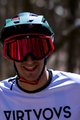 LIMAR Kerékpáros szemüveg - ROC MTB - piros/zöld