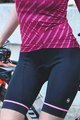 MONTON Rövid kerékpáros nadrág kantár nélkül - COLOURWING LADY - rózsaszín/fekete