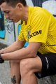 MONTON Rövid kerékpáros nadrág kantár nélkül - BOOM MTB - sárga/fekete