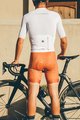 MONTON Rövid kerékpáros nadrág kantárral - SKULL - barna