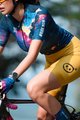 MONTON Rövid kerékpáros nadrág kantárral - SKULL LADY - sárga