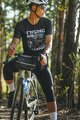 MONTON Rövid ujjú kerékpáros póló - CAMPING - fekete