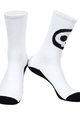 MONTON Klasszikus kerékpáros zokni - SKULL LADY - fehér/fekete