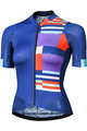 MONTON Rövid ujjú kerékpáros mez - MONDRIAN LADY - kék