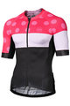 MONTON Rövid ujjú kerékpáros mez - CLIMBING FLOWER - fekete/rózsaszín