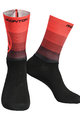 MONTON Klasszikus kerékpáros zokni - VALLS - fekete/piros