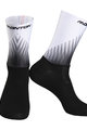 MONTON Klasszikus kerékpáros zokni - HOWAIN 2 - fekete/fehér