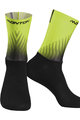 MONTON Klasszikus kerékpáros zokni - HOWAIN 2 - fekete/zöld