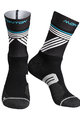 Monton Klasszikus kerékpáros zokni - GREFFIO 2  - fehér/fekete