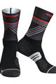 Monton Klasszikus kerékpáros zokni - GREFFIO 2  - fekete/szürke