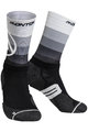 MONTON Klasszikus kerékpáros zokni - VALLS 2  - fehér/fekete