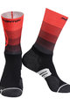 Monton Klasszikus kerékpáros zokni - VALLS 2  - piros/fekete