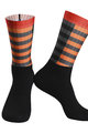MONTON Klasszikus kerékpáros zokni - HOSOUND - narancssárga/fekete