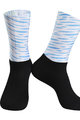 MONTON Klasszikus kerékpáros zokni - BEALI - fehér/kék